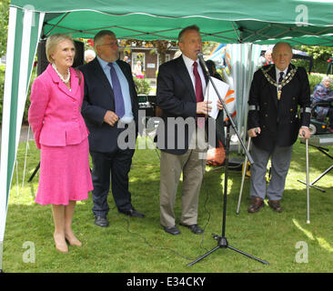 Mary Berry opens Beaconsfield Now 2013, a community event to show what the town has to offer  Featuring: Mary Berry Where: Beaco Stock Photo