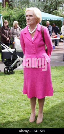 Mary Berry opens Beaconsfield Now 2013, a community event to show what the town has to offer  Featuring: Mary Berry Where: Beaco Stock Photo