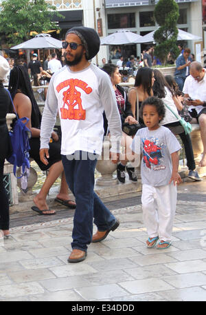 Celebrities out and about at the Grove in Hollywood Featuring: Ziggy