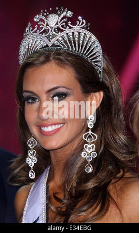 Miss Connecticut, Erin Brady is crowned 2013 Miss USA at Planet Hollywood Resort and Casino  Featuring: Erin Brady 2013 Miss USA Where: Las Vegas, Nevada, United States When: 16 Jun 2013 Stock Photo