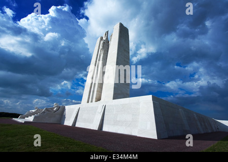The Canadian war memorial at Vimy Ridge, near Arras, France Stock Photo ...