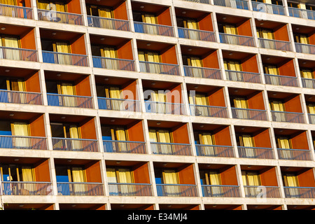 Hotel textured appartments or rooms in Thessaloniki, Greece Stock Photo