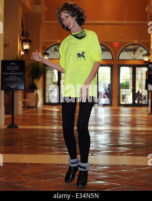 Prancercise founder Joanna Rohrback' on THOSE camel toe pants