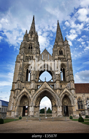 Soissons Abbey Ruin France Stock Photo