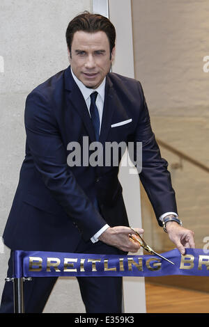 Breitling London store launch held at New Bond Street - Arrivals  Featuring: John Travolta Where: London, United Kingdom When: 27 Jun 2013 Stock Photo