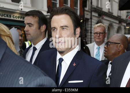 Breitling London store launch held at New Bond Street - Arrivals  Featuring: John Travolta Where: London, United Kingdom When: 27 Jun 2013 Stock Photo