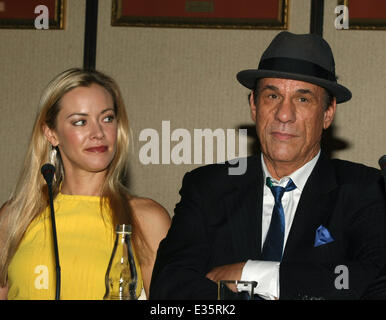 The Black Rose Press Conference at the Hotel Metropol  Featuring: Robert Davi,Kristanna Sommer Loken Where: MOSCOW, Russian Fe Stock Photo