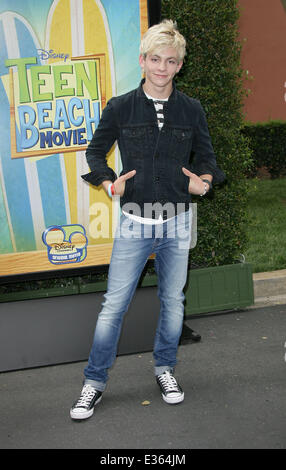 Disney Channel's 'Teen Beach Movie' Event held at the Walt Disney Studios  Featuring: Ross Lynch Where: Los Angeles, CA, United States When: 10 Jul 2013 Stock Photo