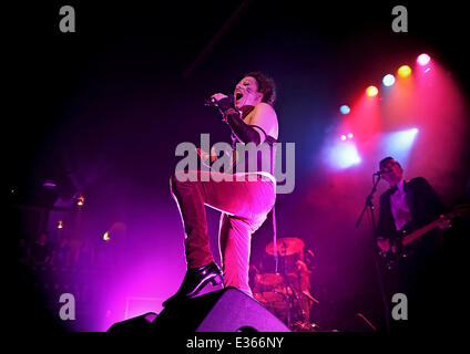 Amanda Palmer performing at the Manchester Ritz  Featuring: Amanda Palmer Where: Manchester, United Kingdom When: 11 Jul 2013 Stock Photo