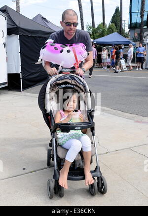 Actor Jon Cryer spotted at the Farmers Market with his wife, Lisa