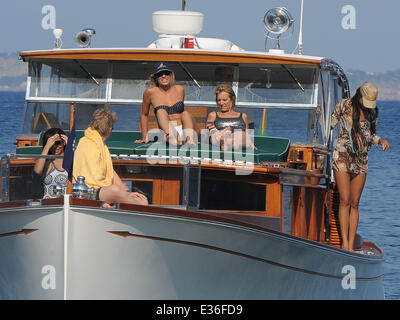 Kerry Kennedy and her daughter Mariah Matilda Cuomo on vacation in Ischia  Featuring: Kerry Kennedy,Mariah Matilda Where: Ischia Stock Photo