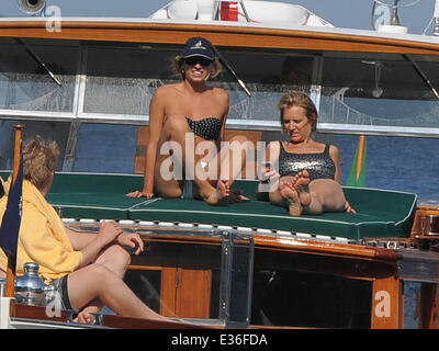 Kerry Kennedy and her daughter Mariah Matilda Cuomo on vacation in Ischia  Featuring: Kerry Kennedy,Mariah Matilda Where: Ischia, Italy When: 16 Jul 2013 Stock Photo