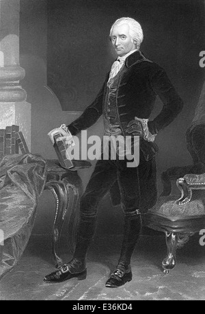 Richard Henry Lee, 1732 - 1794, an American statesman Stock Photo