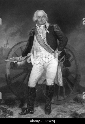 Benjamin Lincoln, 1733 - 1810, an American major general in the Continental Army Stock Photo