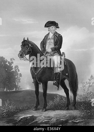 Israel Putnam, 1718 - 1790, an American army general and Freemason Stock Photo