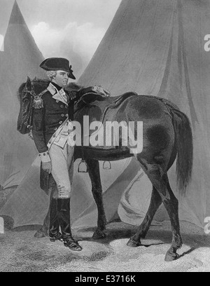 Anthony Wayne, 1745 - 1796, an American general and politician, Stock Photo