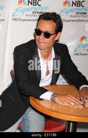 Latin musician Marc Anthony promtes his new album 3.0 at the NBC Experience store  Featuring: Marc Anthony Where: New York City, NY, United States When: 23 Jul 2013 Stock Photo