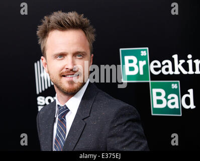 AMC celebrate the final episodes of 'Breaking Bad' at Sony Pictures Studios in Culver City  Featuring: Aaron Paul Where: Los Angeles, California, United States When: 25 Jul 2013an To/WENN.com Stock Photo