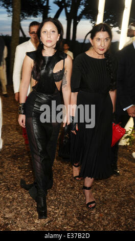 DEVIL'S HEAVEN : The 20th Annual Watermill Center Summer Benefit  Featuring: Robert Wilson,Lady Gaga,Marina Abramovic Where: Watermill, NY, United States When: 27 Jul 2013 Stock Photo