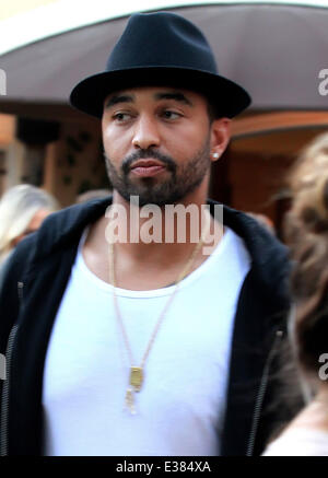 Photo : Matt Kemp et Rihanna à Los Angeles, en juillet 2010