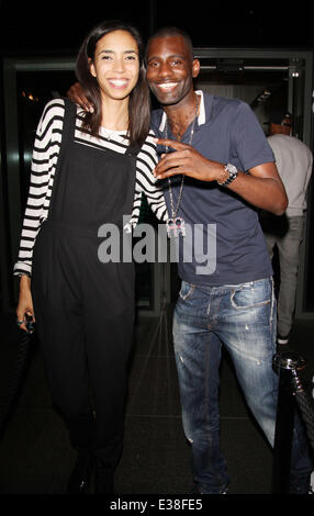 London-born singer and rapper Baby Blue's single release party at W ...