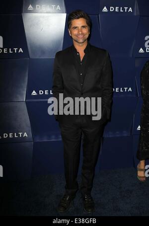 Delta Air Lines Hosts Summer Celebration Held At Beverly Grove Drive  Featuring: John Stamos Where: Beverly Hills, California, United States When: 16 Aug 2013 Stock Photo