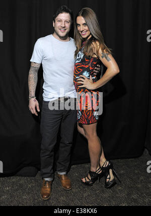 Matt Cardle and Melanie C performing at G-A-Y  Featuring: Melanie Chisholm,Matt Cardle Where: London, United Kingdom When: 17 Aug 2013 Stock Photo