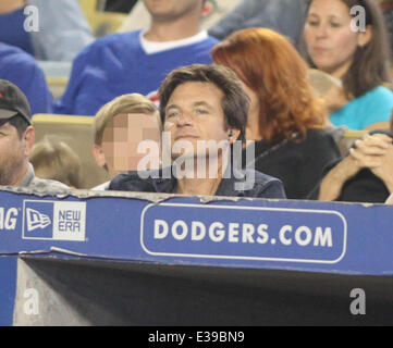Celebrities at the Los Angeles Dodgers baseball game Featuring: Cee Lo