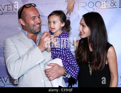 Hollywood's Preview to Billy Zane's London Art Exhibition 'Seize The Day Bed'  Featuring: Billy Zane,Eva Katerina,Jasmina Hdagha Where: Los Angeles, CA, United States When: 22 Aug 2013 Stock Photo