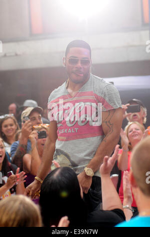 NBC's Annual Today Show Concert Series at Rockefeller Plaza  Featuring: Nelly Where: New York City, New York, United States When: 02 Sep 2013 Stock Photo