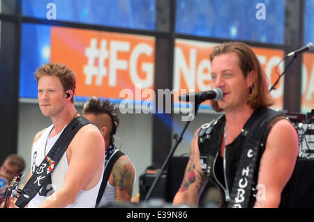 NBC's Annual Today Show Concert Series at Rockefeller Plaza  Featuring: Florida-Georgia Line Where: New York City, New York, Uni Stock Photo