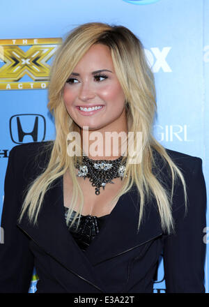 'The X Factor' season three premiere Held at Cecconi's  Featuring: Demi Lovato Where: West Hollywood, California, United States Stock Photo