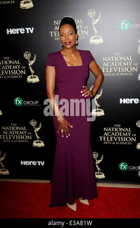 Aisha Tyler at arrivals for 2014 Daytime Emmy Awards - Arrivals 1, The Beverly Hilton Hotel, Beverly Hills, CA June 22, 2014. Photo By: Elizabeth Goodenough/Everett Collection Stock Photo