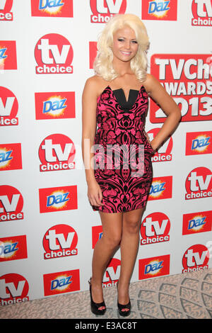 The TVChoice Awards 2013 held at the Dorchester - Arrivals  Featuring: Danielle Harold Where: London, United Kingdom When: 09 Sep 2013 Stock Photo