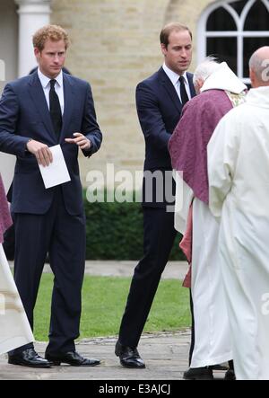 Hugh Van Cutsem Funeral Stock Photo - Alamy