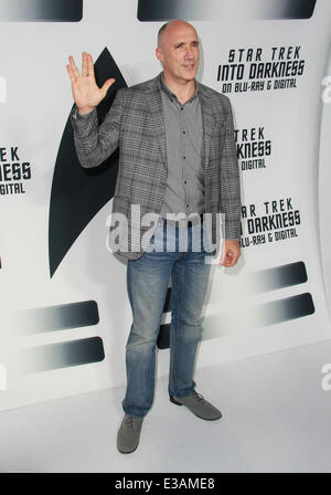 Paramount Pictures Celebrates The Blu-ray And DVD Debut Of 'Star Trek: Into Darkness' Held at California Science Center  Featuring: Neville Page Where: Los Angeles, California, United States When: 11 Sep 2013 Stock Photo