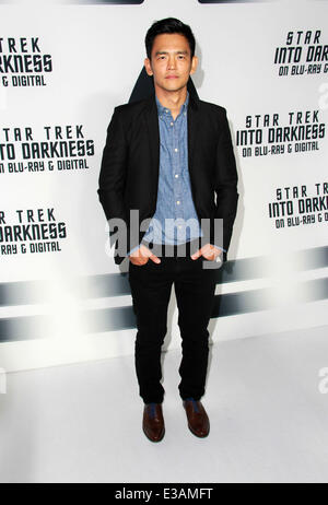 Paramount Pictures Celebrates The Blu-ray And DVD Debut Of 'Star Trek: Into Darkness' Held at California Science Center  Featuring: John Cho Where: Los Angeles, California, United States When: 11 Sep 2013 Stock Photo