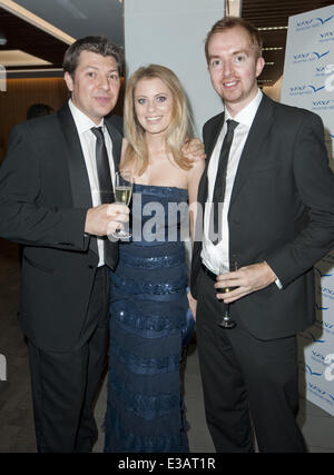 Charity evening in aid of 'Cure for Dylan' held at Stamford Bridge  Featuring: Rachel Wyse,Guest Where: London, United Kingdom When: 12 Sep 2013 Stock Photo