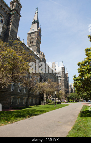 Georgetown University Healy Hall building - Washington, DC USA Stock Photo