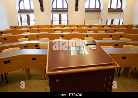 Empty college classroom - USA Stock Photo