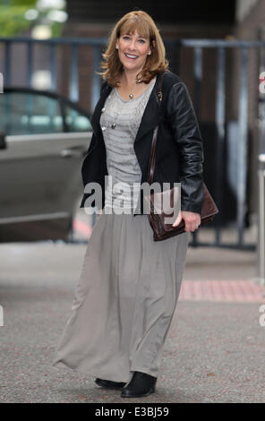 Phyllis Logan at ITV  Featuring: Phyllis Logan Where: London, United Kingdom When: 20 Sep 2013 Stock Photo