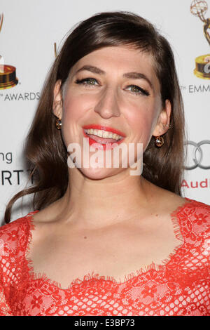 Emmys Performers Nominee Reception  Featuring: Mayim Bialik Where: West Hollywood, CA, United States When: 21 Sep 2013 Stock Photo