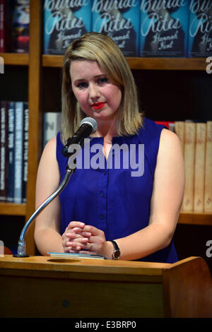 Hannah Kent greets fans and signs copies of her book 'Burial Rites' at Books and Books  Featuring: Hannah Kent Where: Coral Gables, FL, United States When: 22 Sep 2013 Stock Photo