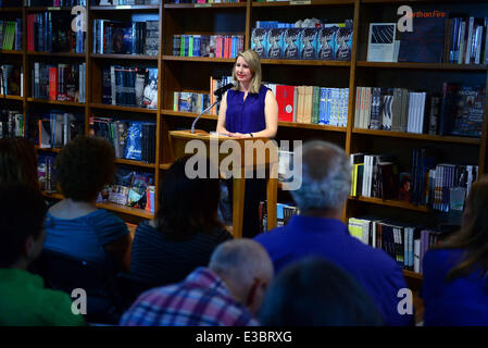 Hannah Kent greets fans and signs copies of her book 'Burial Rites' at Books and Books  Featuring: Hannah Kent Where: Coral Gables, FL, United States When: 22 Sep 2013 Stock Photo