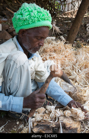 Awra Amba ideological village. Northern Ethiopia. Stock Photo