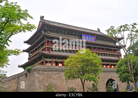 Drum  tower Xi'an China Stock Photo