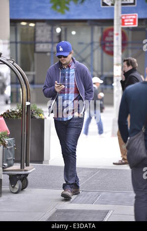 Brandon Mayhew who plays Badger on Breaking is seen walking in Soho ...