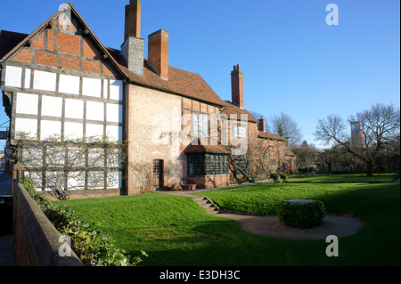 Nash's House & New Place at Stratford-upon-Avon in Warwickshire Stock Photo