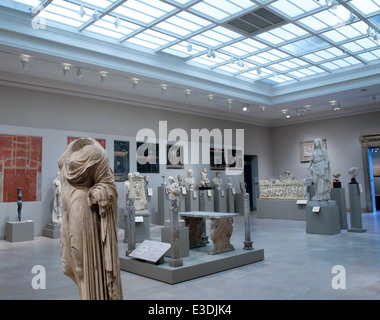 Room of broken sculptures at the Boston Museum of Fine Art in Massachusetts Stock Photo