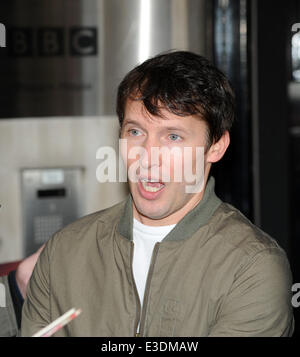 James Blunt pictured at the BBC Featuring: James Blunt Where: London